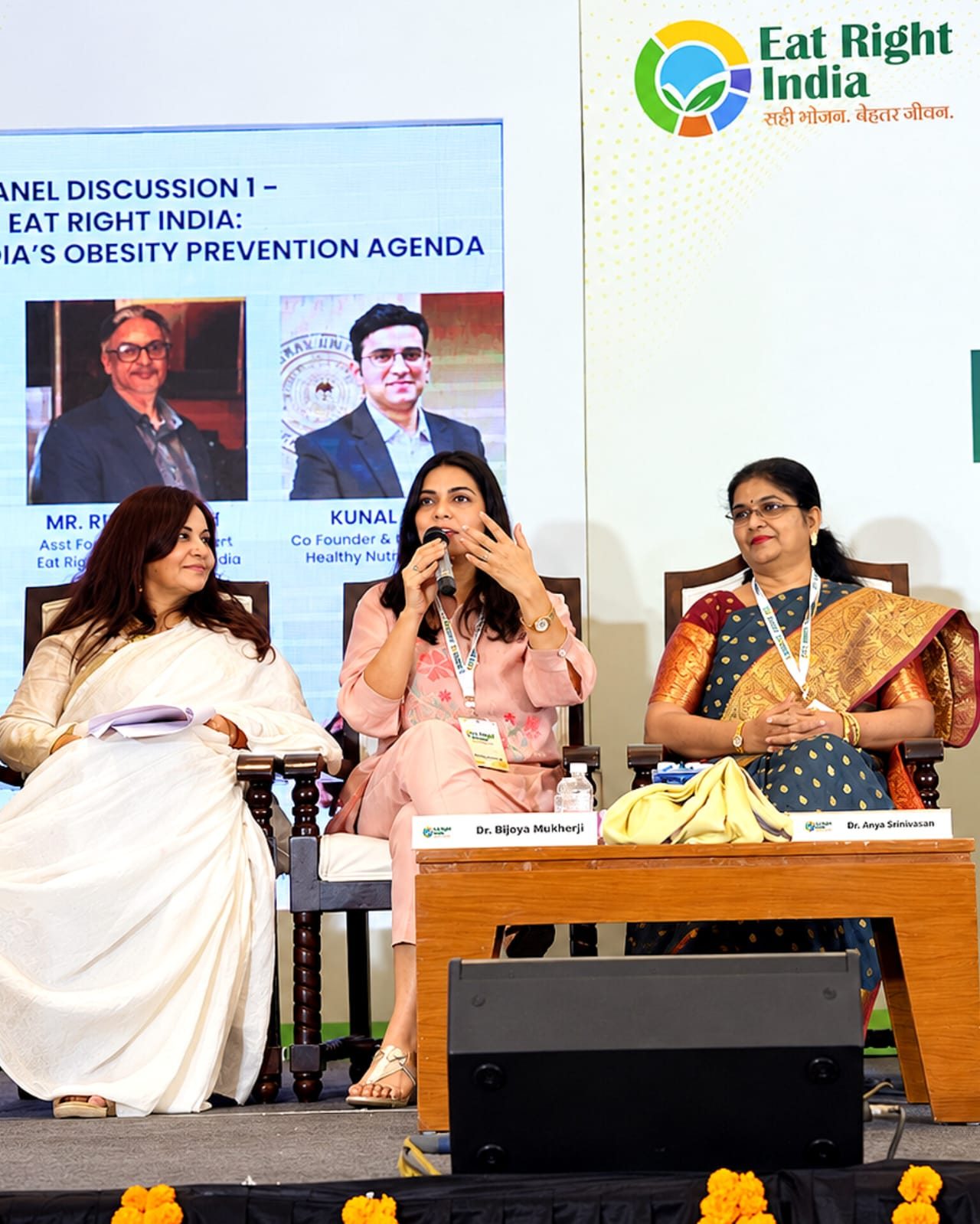Panel discussion at Eat Right India on obesity prevention
